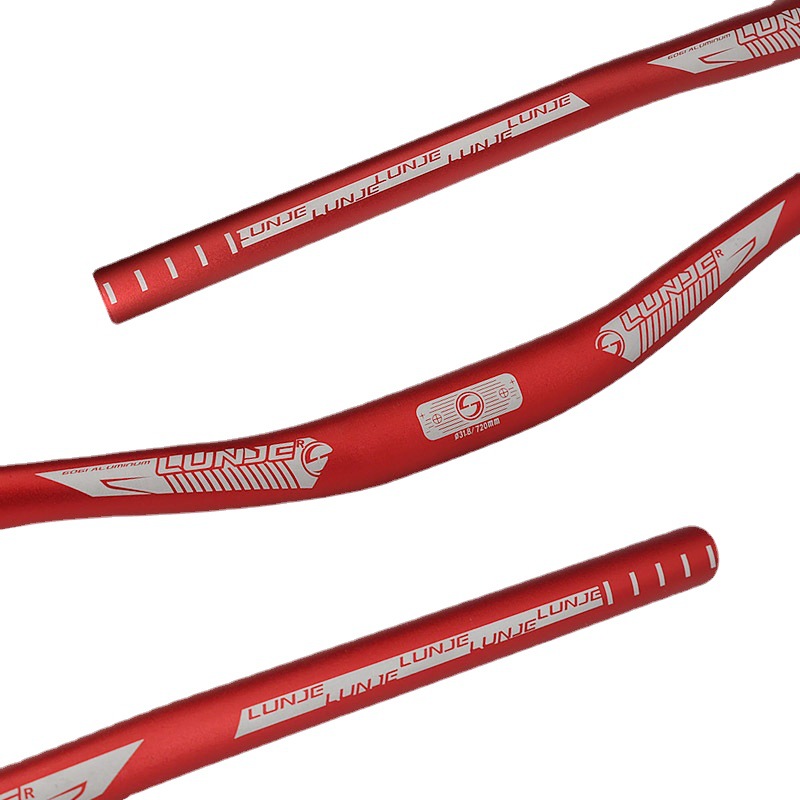 Kierownica roweru górskiego 31.8mm pion rowerowy 720/780/800mm uchwyt ze stopu aluminium MTB spadek poziome części rowerowe