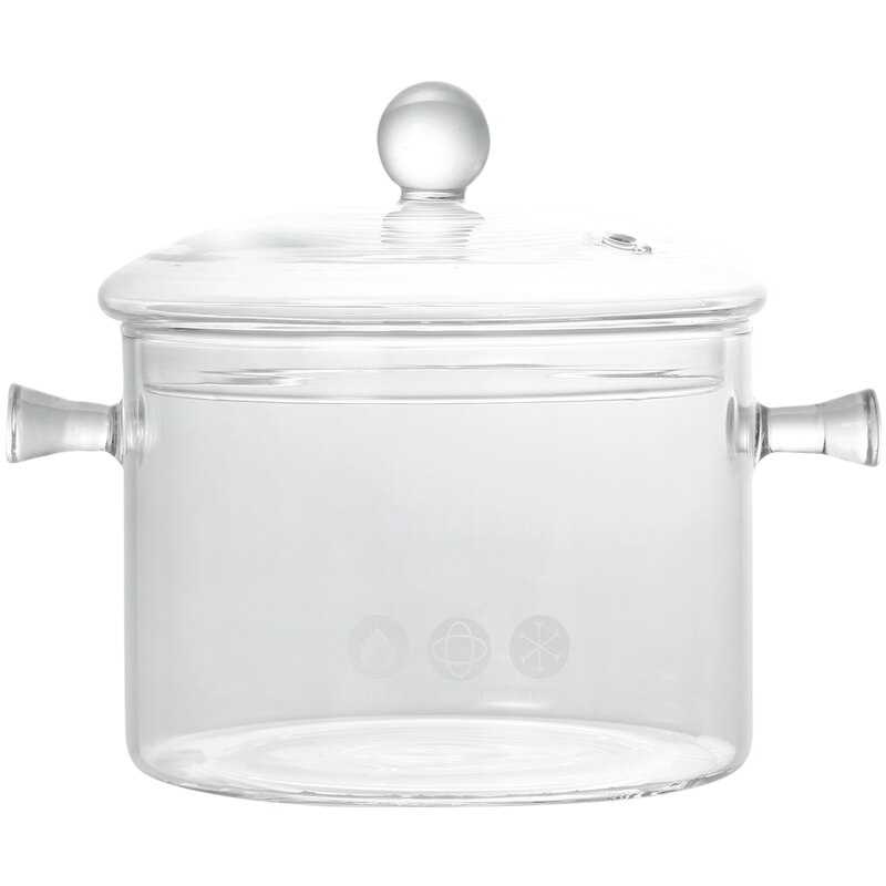 Glass Pot High Temperature Cooker Home Kitchen Tableware Binaural Soup Pot Electric Ceramic Stove Boiling Water Pot