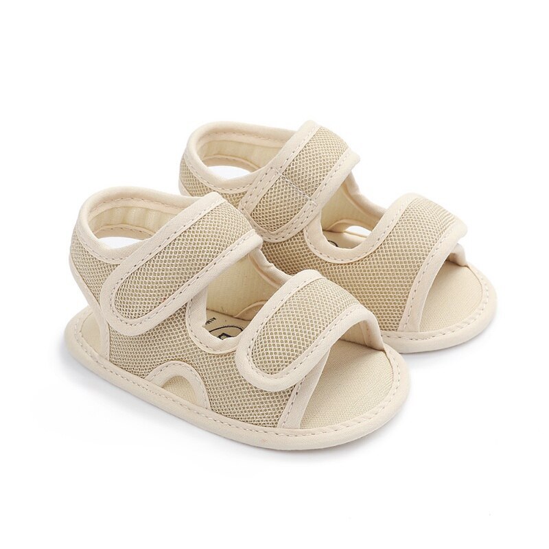 Sandales d'été antidérapantes respirantes pour bébés garçons et filles de 0 à 18 mois, chaussures à semelles souples creuses: X / 0-6 mois