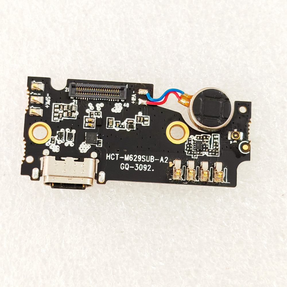 Voor Ulefone Note 9P Usb Opladen Dock Board Voedingskabel Camera Moederbord Oordopjes Luidspreker Onderdelen Sim Kaart Lade: YELLOW