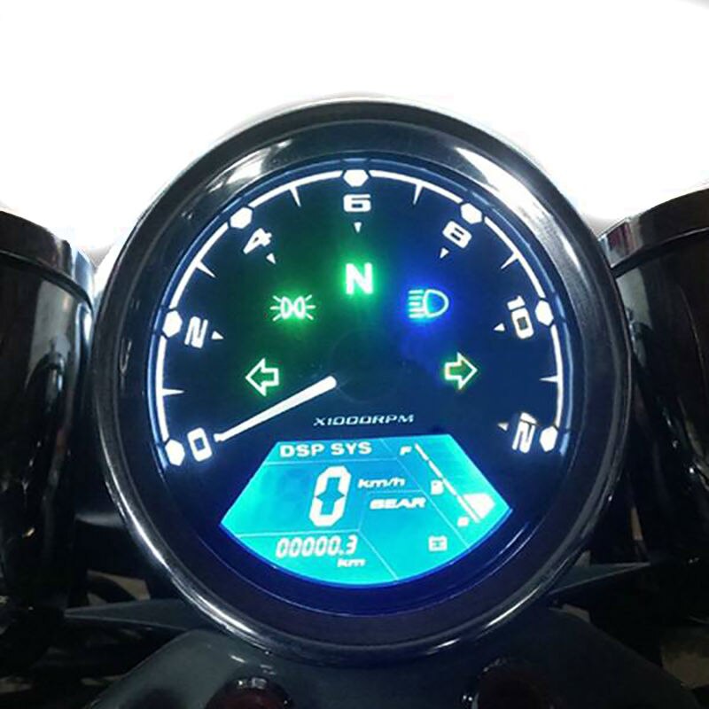CARCHET Motorcycle Lcd Meter Odometer Tachometer Speedometer Low Oil Alarm Lcd Oil Meter motorcycle accessories
