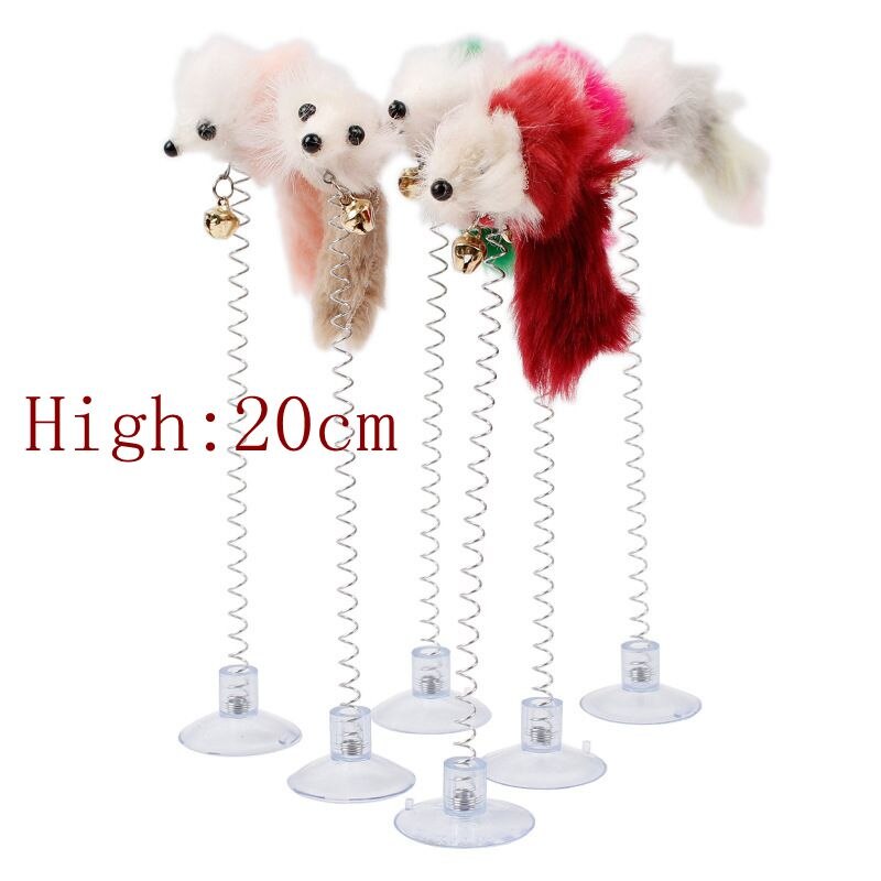 Juguetes Para Mascotas cucaracha electrónica, campana del ratón de felpa, Bola de leopardo rosa, ratón electrónico con Control remoto, juguete de ingenio para gatos: random color-B