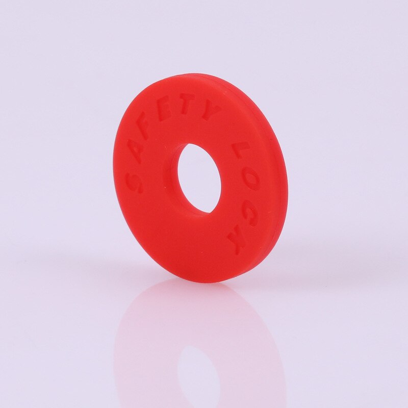 4 Pcs Guitar Strap Lock Gitaar Onderdelen & Accessoires Elektrische Houten Gitaar Locks Blokken Rubber Materiaal Basgitaar Onderdelen: 4pcs red