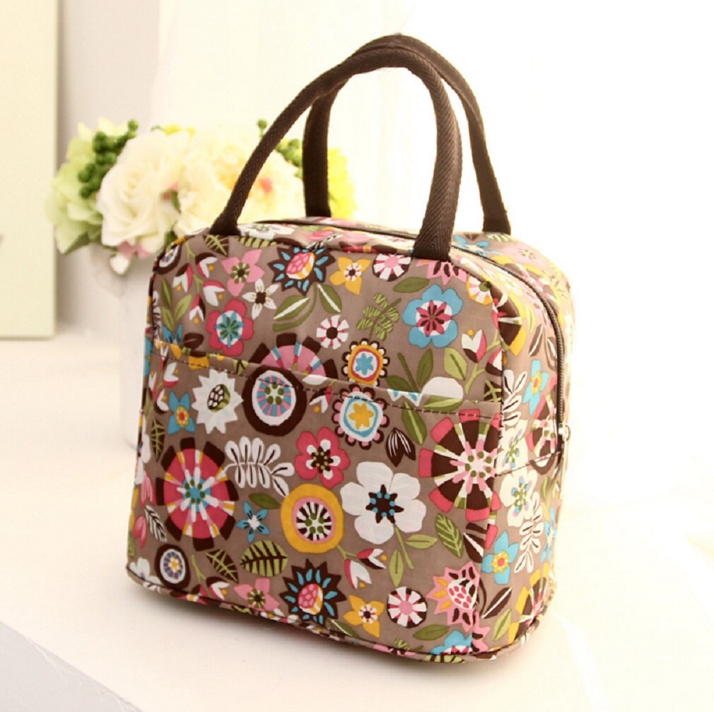 Draagbare Geïsoleerde Thermische Koeler Lunchbox Carry Tote Picknick Case Opbergtas: 2