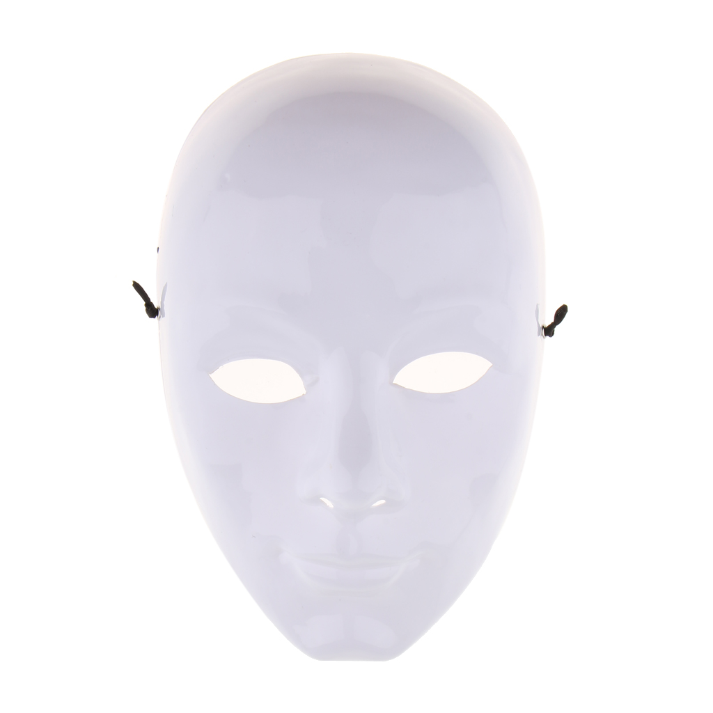 Diy umalet maske hvid blank ansigtsmaske maskerade kostume masker til festdekoration tilbehør