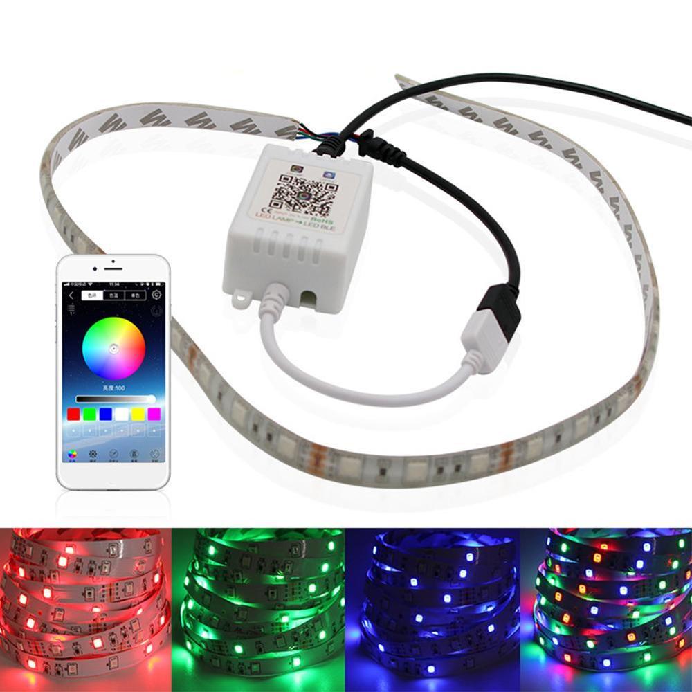 Mini RGB Bluetooth Controller DC 5V 12V 24V Music Bluetooth LED Controller Light Strip Controller For RGB LED Strip