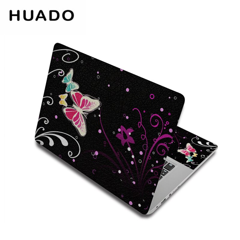 Fjärilsmönster laptop klistermärke dekal 12 " 13.3 " 15.6 " 17 " notebook skin pc ytskydd för asus/hp/macbook/lenovo: Anpassad annan storlek / Bärbar skal 5