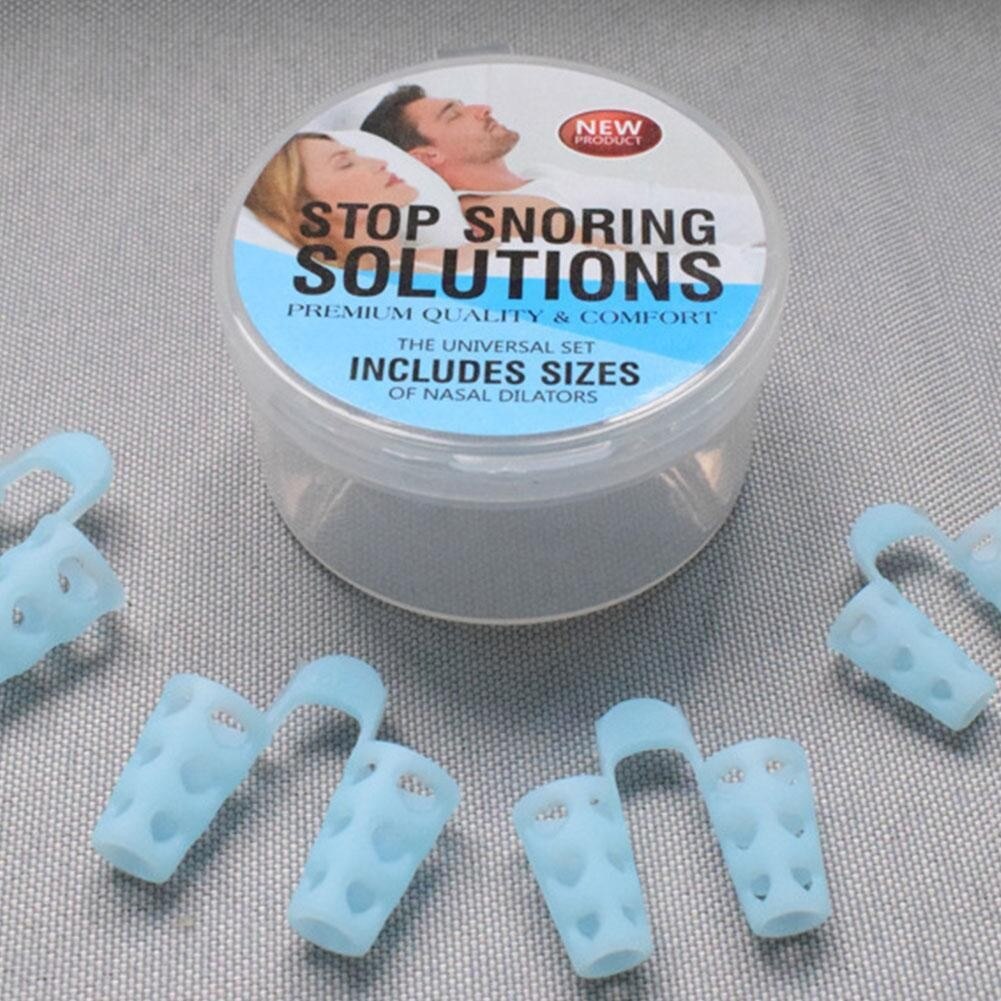 4pcs/set Anti Snore Artifact Nose Clip Snoring Invisible Sleeping Stop Device Snoring Muffler Aid Care Tools Equipments Hea G3V8