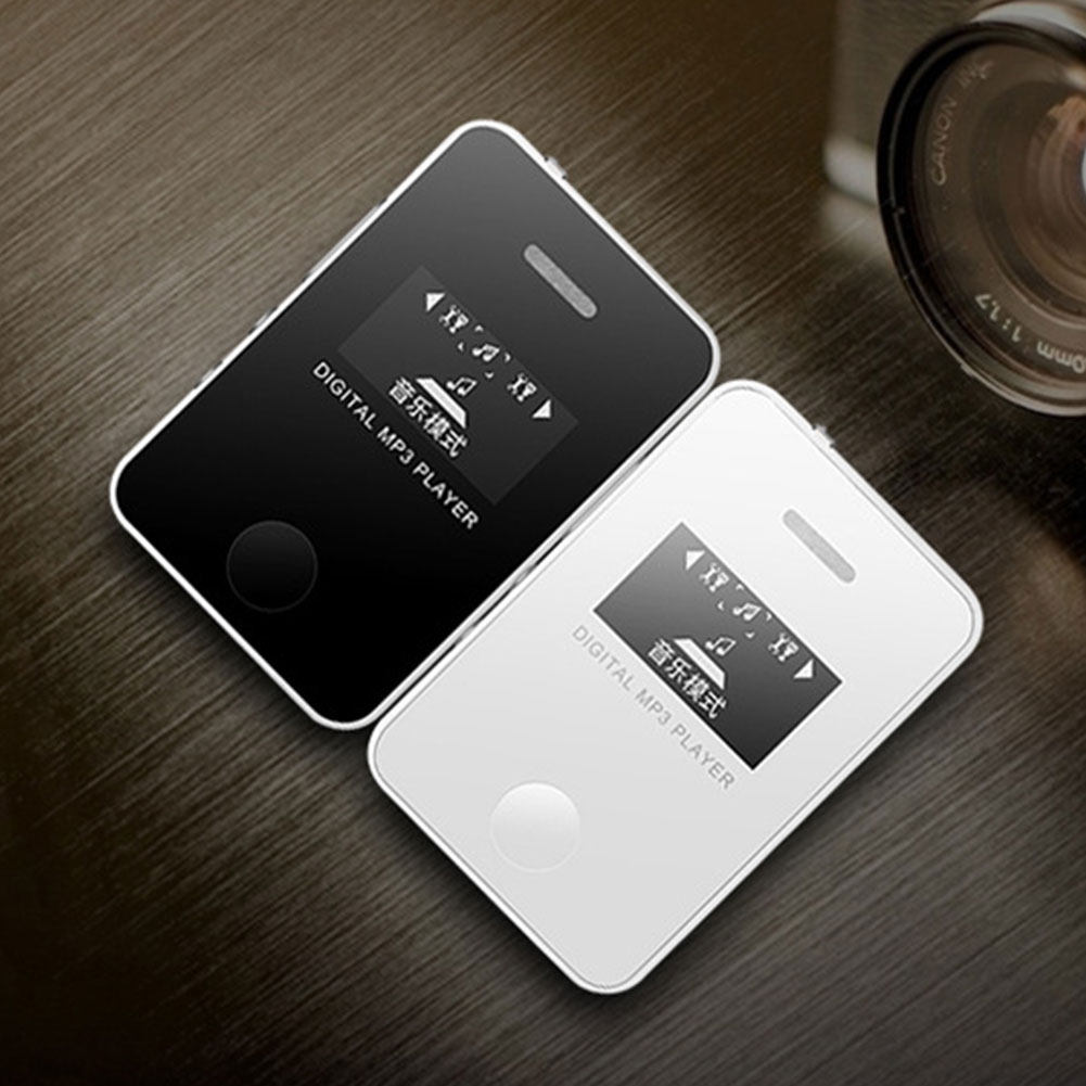 Hands Free LCD Screen Mini USB 7 Sound Modes MP3 Player For Student Portable HIFI Music Support TF Card Sports Clip Rechargeable