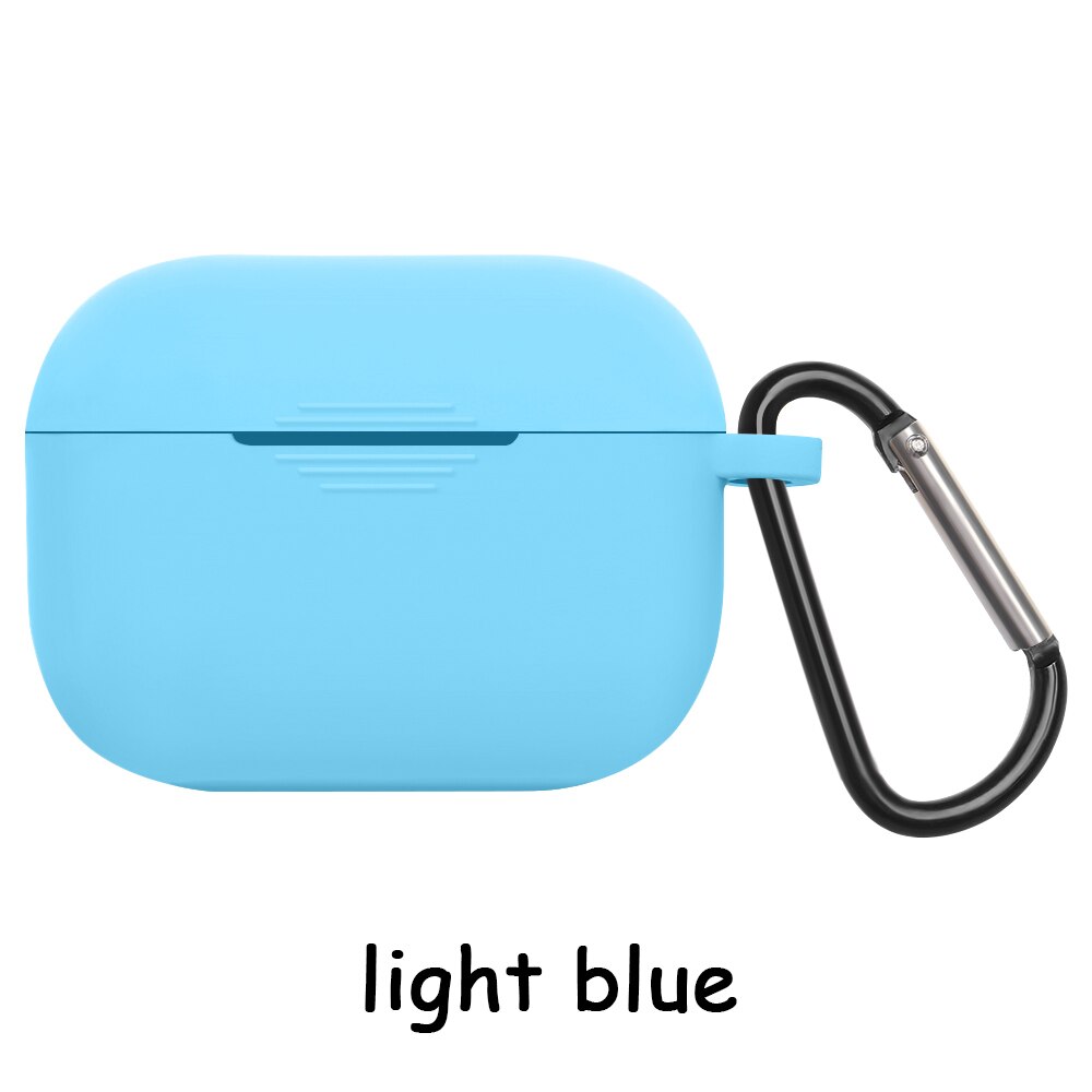 Funda protectora de silicona para Apple Airpods Pro Auriculares inalámbricos con Bluetooth para Airpods 3: light blue