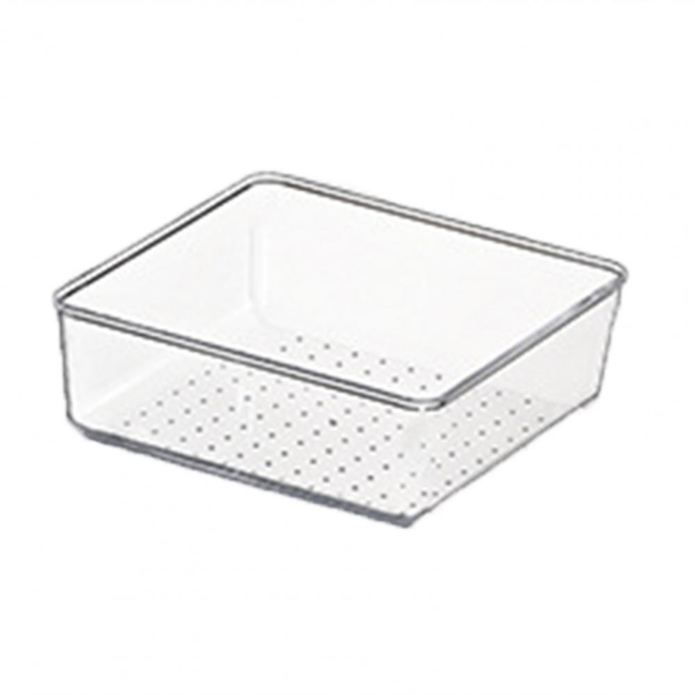 Storage Box Transparent Desk Acrylic Drawer Organizers Jewelry Makeup Organizer For Cosmetic Closet Organizer For Small Things: black