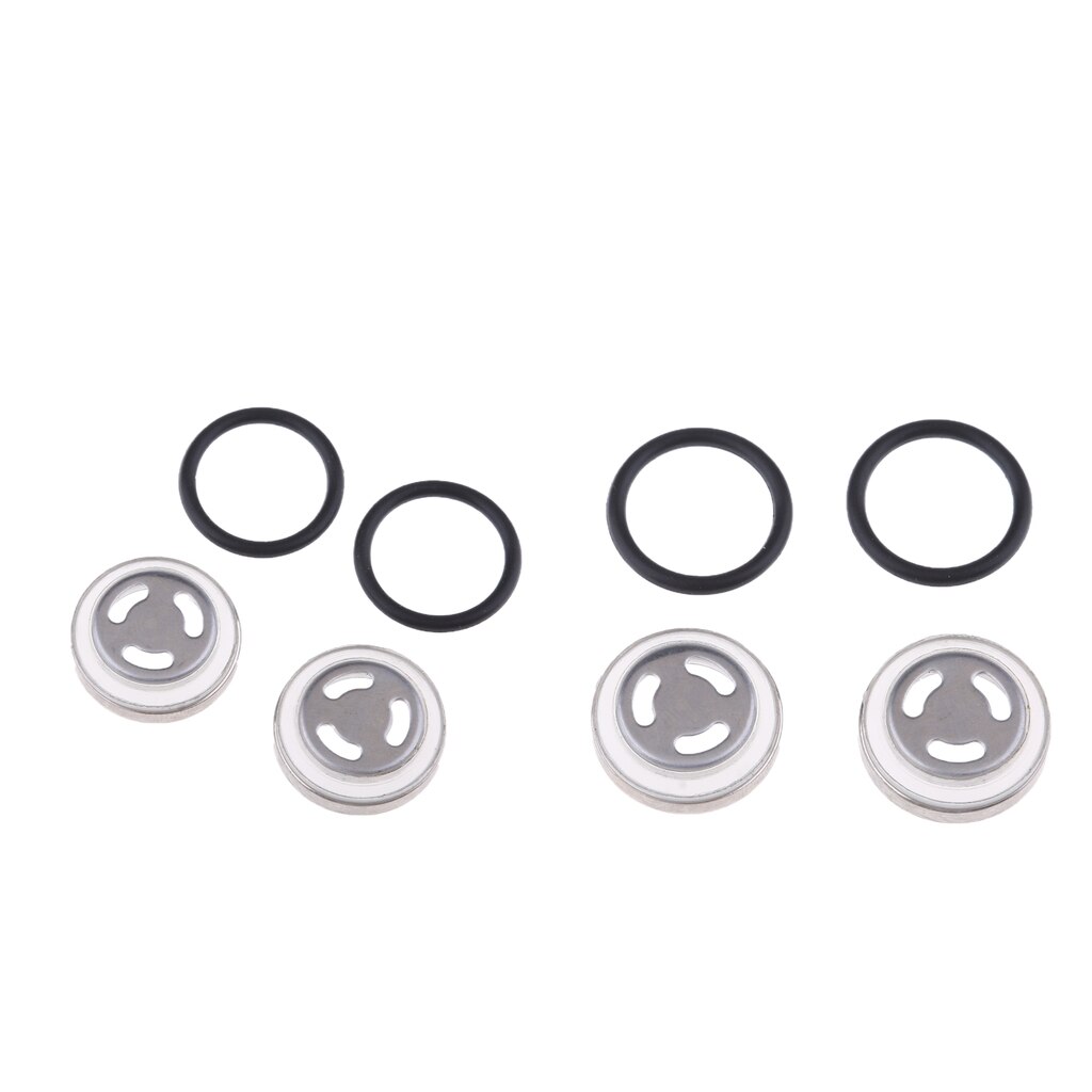 4 Pieces Φ 18mm Sight Glass Sight Glass with Seals for Motorcycle Master