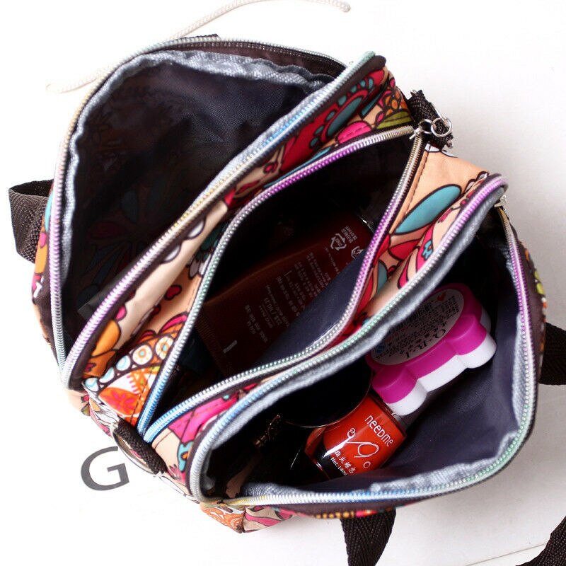 Bolso bandolera resistente al agua de nailon HT para mujer, bolso informal cruzado, bolso de hombro, estuche de bolsas cosméticas