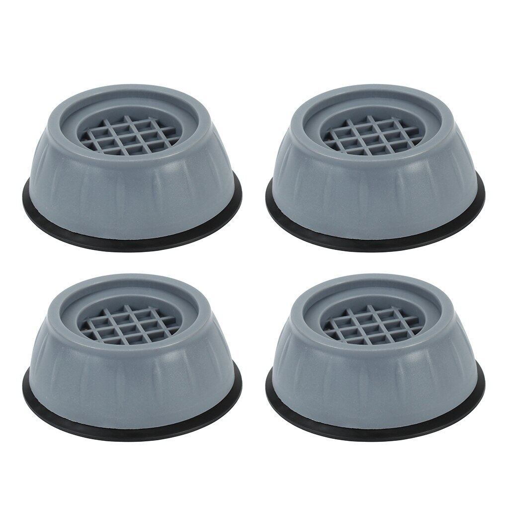 Produktbild von 4x Waschmaschinenfüße – Anti-Vibrations-Pads, Rutschfest, Bis 500 Kg, Für Waschmaschine & Trockner