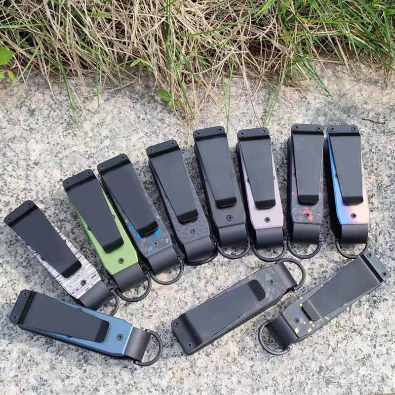 Key Organizer Compact Holder Metal Key Chain Minimalist key case holder for keychain Secures 1-5 Keys