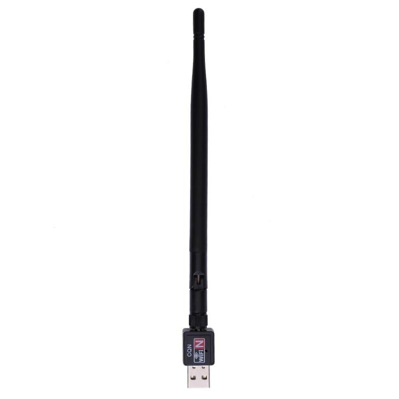 600M USB 2.0 Wifi Router Wireless Adapter Network LAN Card w/5dBI Antenna for Laptop/Computer /Internet TV/media players