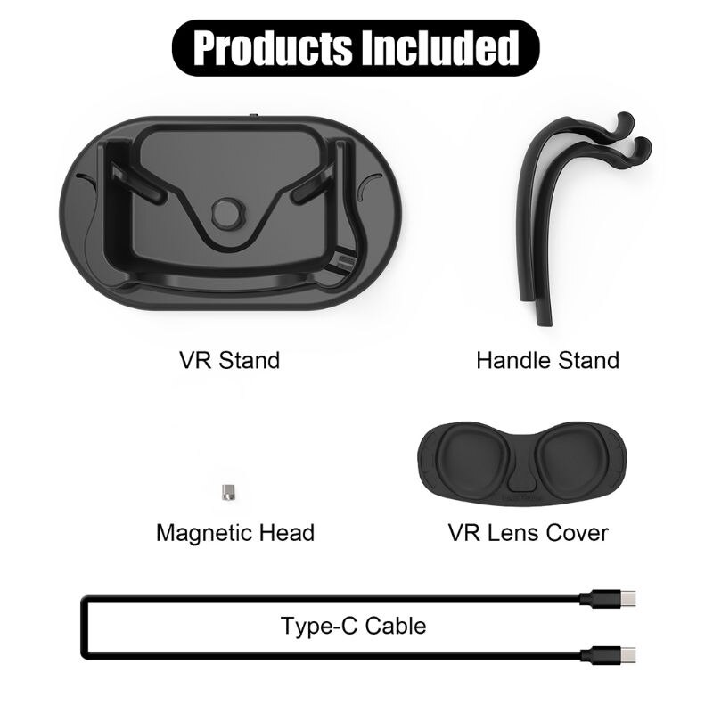 1Set supporto per espositore antiscivolo per Dock di ricarica rapida per accessori per cuffie Oculus Quest VR