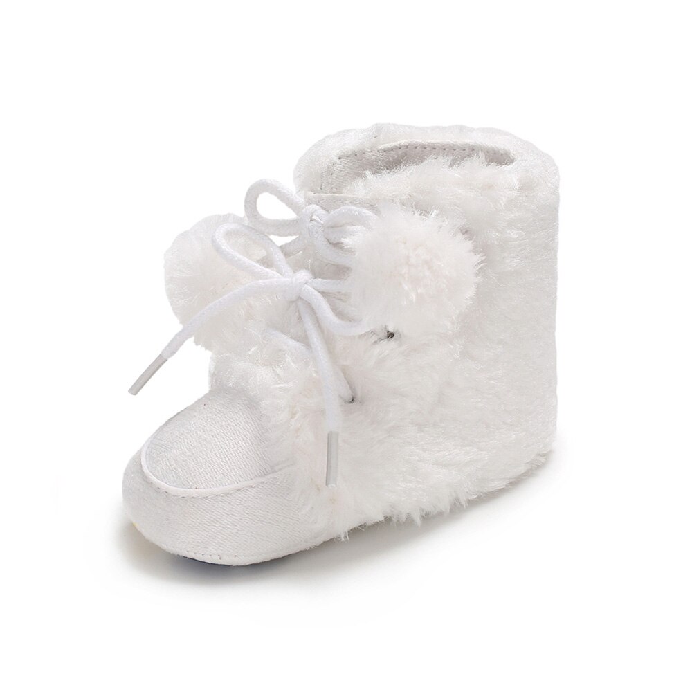 Nuovo Appena nato Del bambino Delle Ragazze Dei Ragazzi Molli Suola Scarpe Inverno Caldo Stivali anti-scontrino Scarpe Da Ginnastica 0-12M Stivali