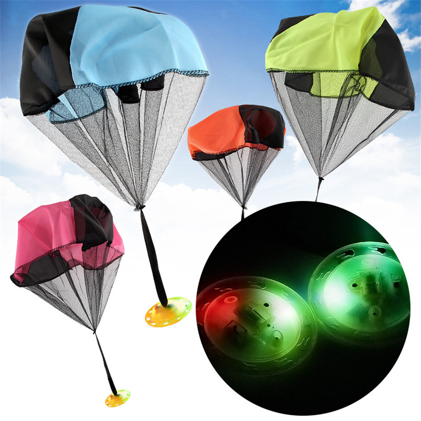 1 Pcs Hand Gooien Kids Mini Spelen Parachute Speelgoed Kids Outdoor Games Kinderen Educatief Speelgoed Soldaat Outdoor Sport