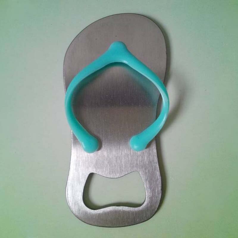 Chanclas de playa sacacorchos abridor de botellas favores de la boda de la ducha nupcial de llavero de zapatos abrelatas de cerveza de #2