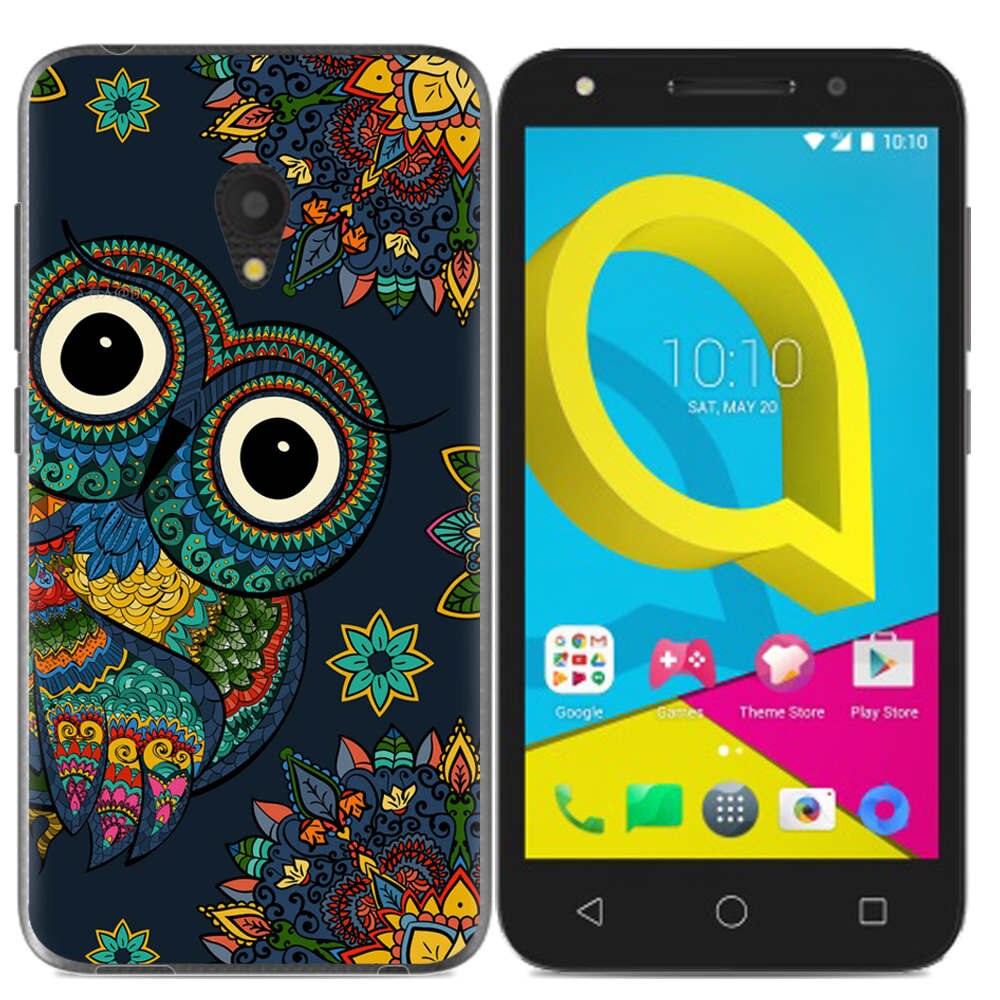 Phone Case For Alcatel U5 3G / Alcatel U5 Plus Cute Cartoon Painted TPU Soft Case Silicone Cover: 19