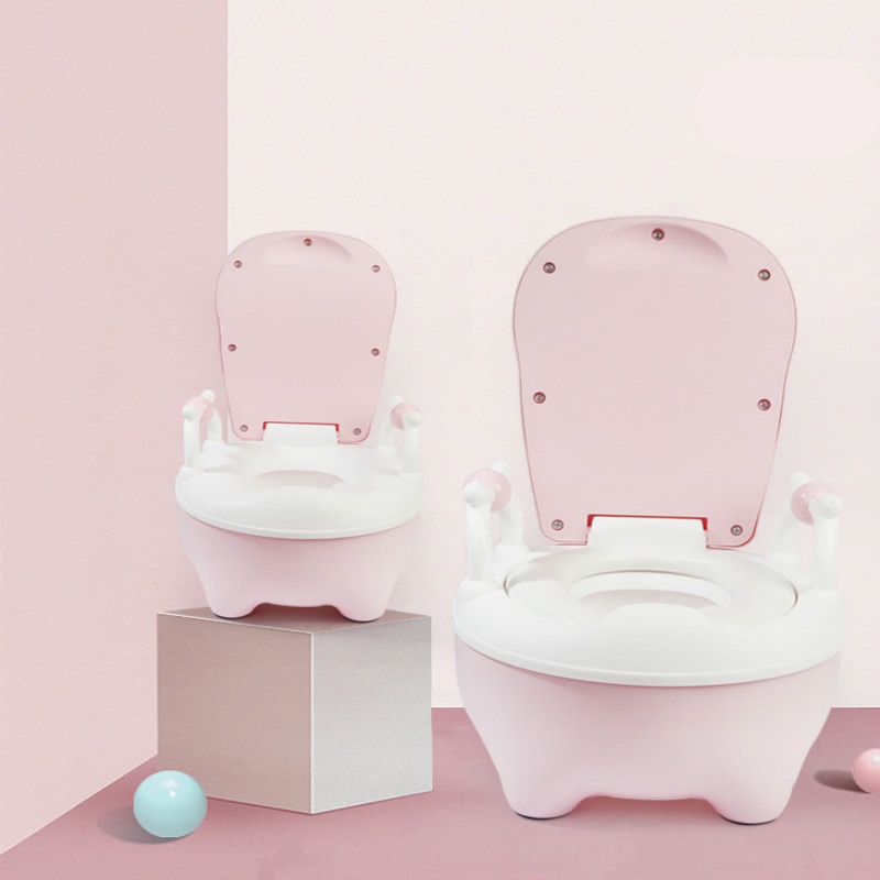 Baby Pot Voor Kinderen Jongens Potje Toilet Seat Baby Zindelijkheidstraining Meisjes Draagbare Wc Ondersteek Comfortabele Rugleuning Cartoon Potten