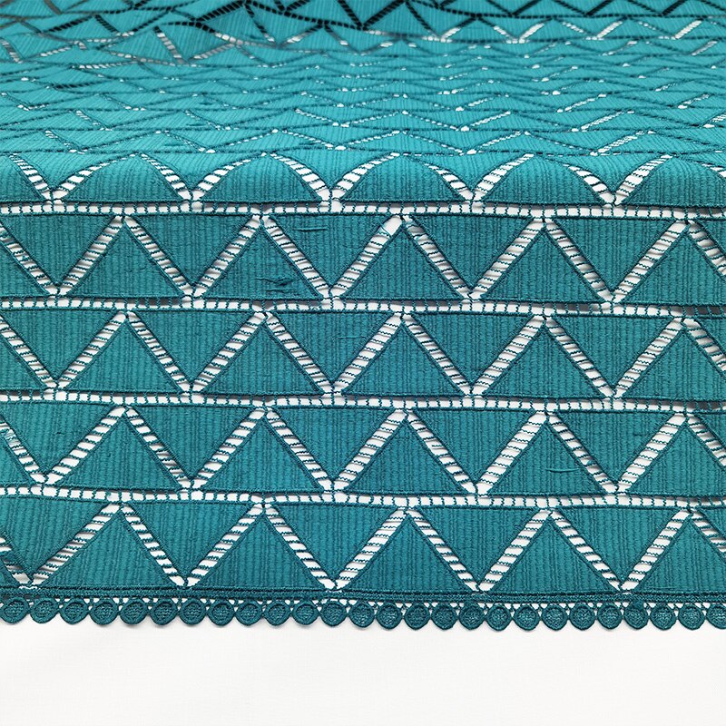 Encaje Soluble en agua, tela de encaje de guipur nigeriano , tela de encaje de cordón africano para vestido de mujer