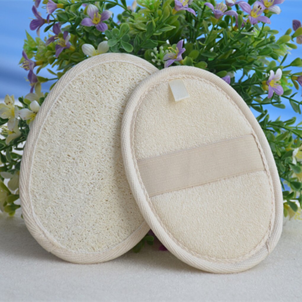 1PC Natural Loofah Sponge Bath Rub Exfoliate Bath Towel