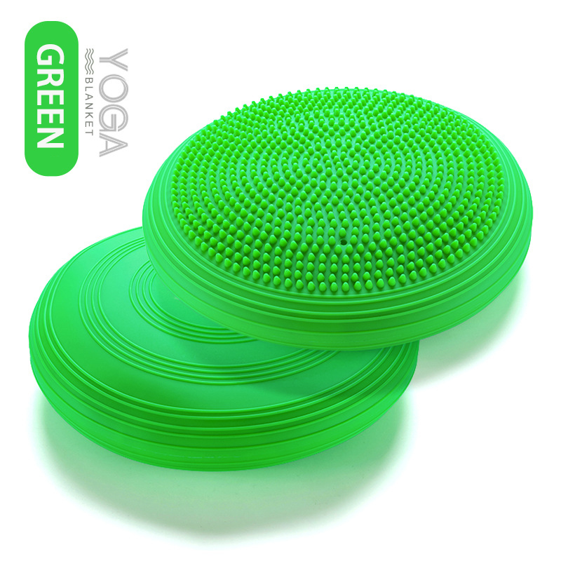 Yoga Gleichgewicht Kissen Luft Kissen Sport und Fitness Produkte Physikalische Massage Taille Twist Pad Fuß Massage Ball Knöchel Trainer: Braun