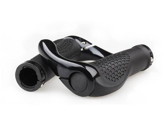 Fietsen Afsluitbare Handgreep Voor Fiets Mtb Road Bike Stuur Fiets Grip Bike Aluminium + Rubber 5 Kleuren: Black