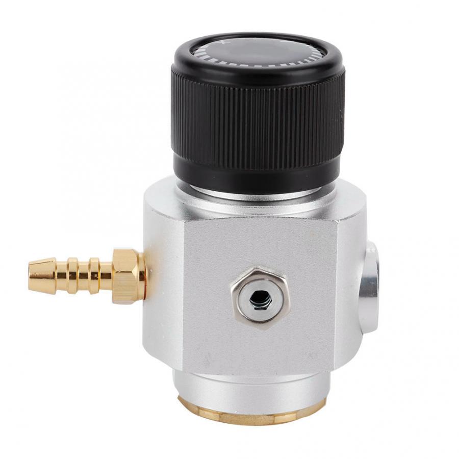 Magnetic Solenoid Check Valve Aquarium Adjustment Water Plant Fish Aquarium CO2 Mini Gas Regulator T21 * 4 Soda Pressure Gauge