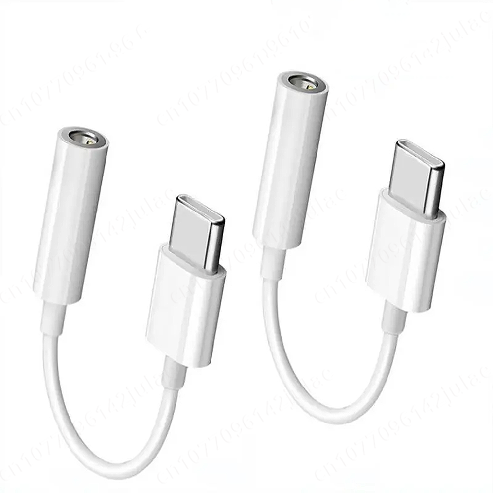 NNBILI USB typu C do gniazda słuchawkowego 3,5 mm Cyfrowy adapter audio do iPhone'a 15Pro Sumsang Xiaomi Poco LG Kabel audio Aux: green
