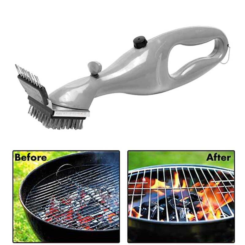 Stainless Steel Steam BBQ Grill Clean Cooking Tool Water Brush Outdoor barbecue
