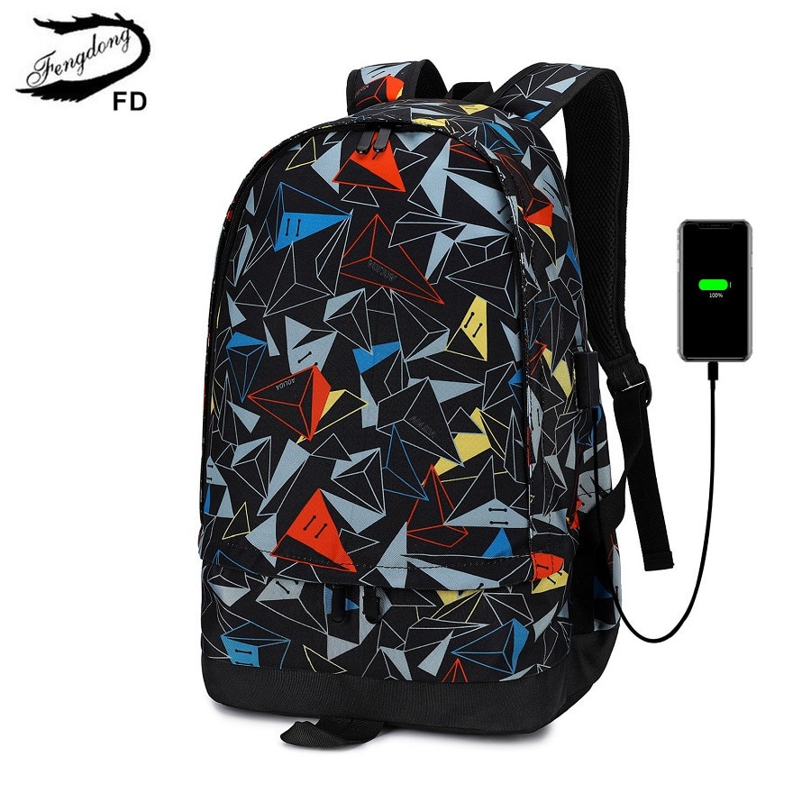 Fengdong Grote Schooltassen Voor Jongens Waterdichte Grote Rugzak Jongen Camouflage Sport Rugzak Schooltas Mannen Laptop Rugzak