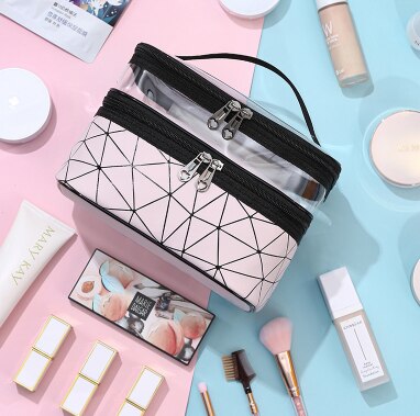 Hjkl Reizen Duidelijke Make-Up Tas Mode Diamant Cosmetische Tas Toiletartikelen Organizer Waterdichte Vrouwtjes Opslag Make Up Gevallen