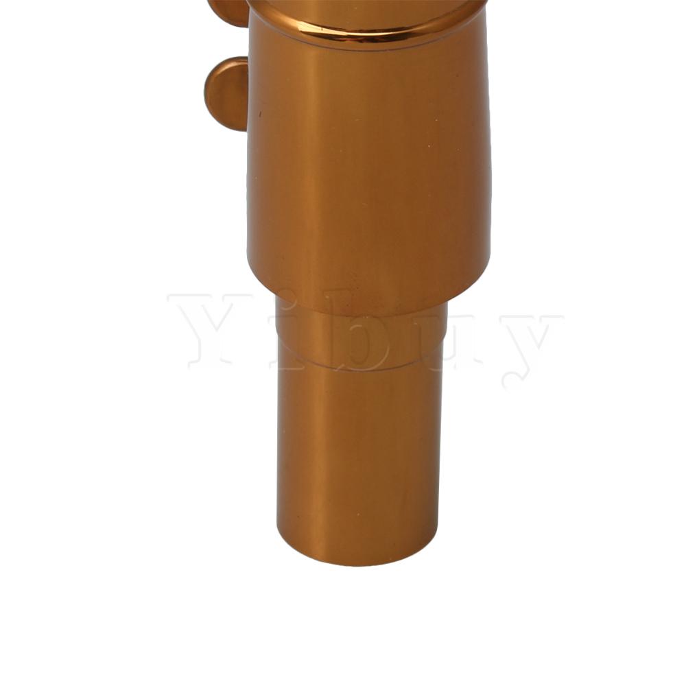 Yibuy Rose Vergoldung Bb Tenor Saxophon Sax Mouthpiece with Ligatur Kappe 8 #