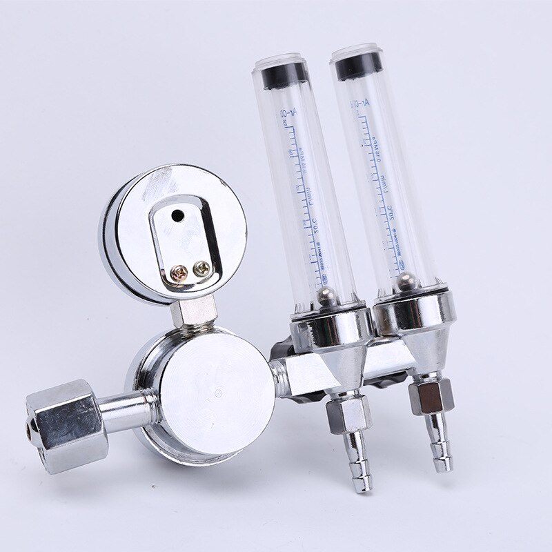 0-25Mpa Double Tube Argon Regulator CO2 Mig Tig Flow-Meter Gas-Regulators Flowmeter Pressure Reducer