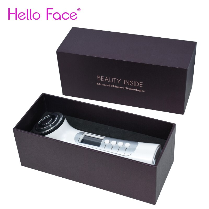 RF EMS Facial Lifting Beauty Machine Radio Mesotherapy Electroporation LED Photon Face Skin Rejuvenation Tighten Device