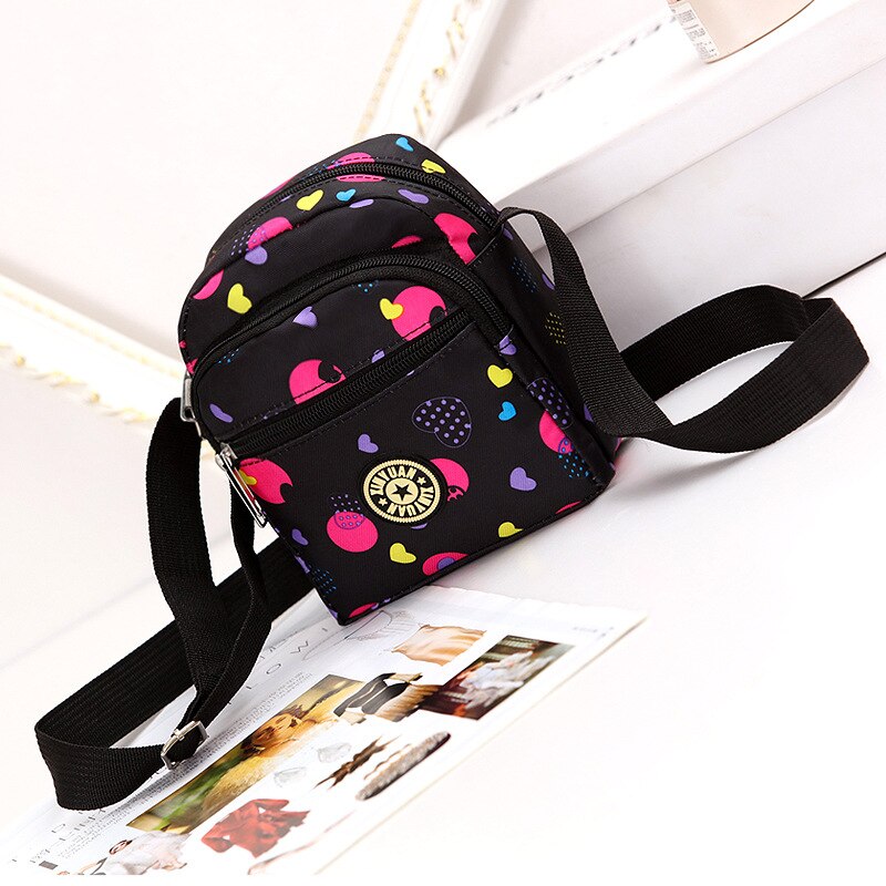 Women's Canvas Single Shoulder Bag Women's Bag Nylon Leisure Cross Small Bag Manufacturer Korean Multi-layer