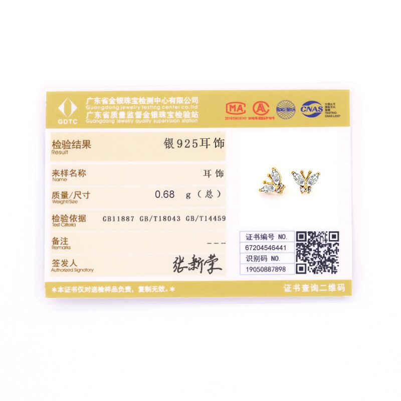 S925 argent Sterling boucle d'oreille luxe arc-en-ciel Zircon papillon boucle d'oreille pour femme dames boucle d'oreille Pendientes Brincos bijoux