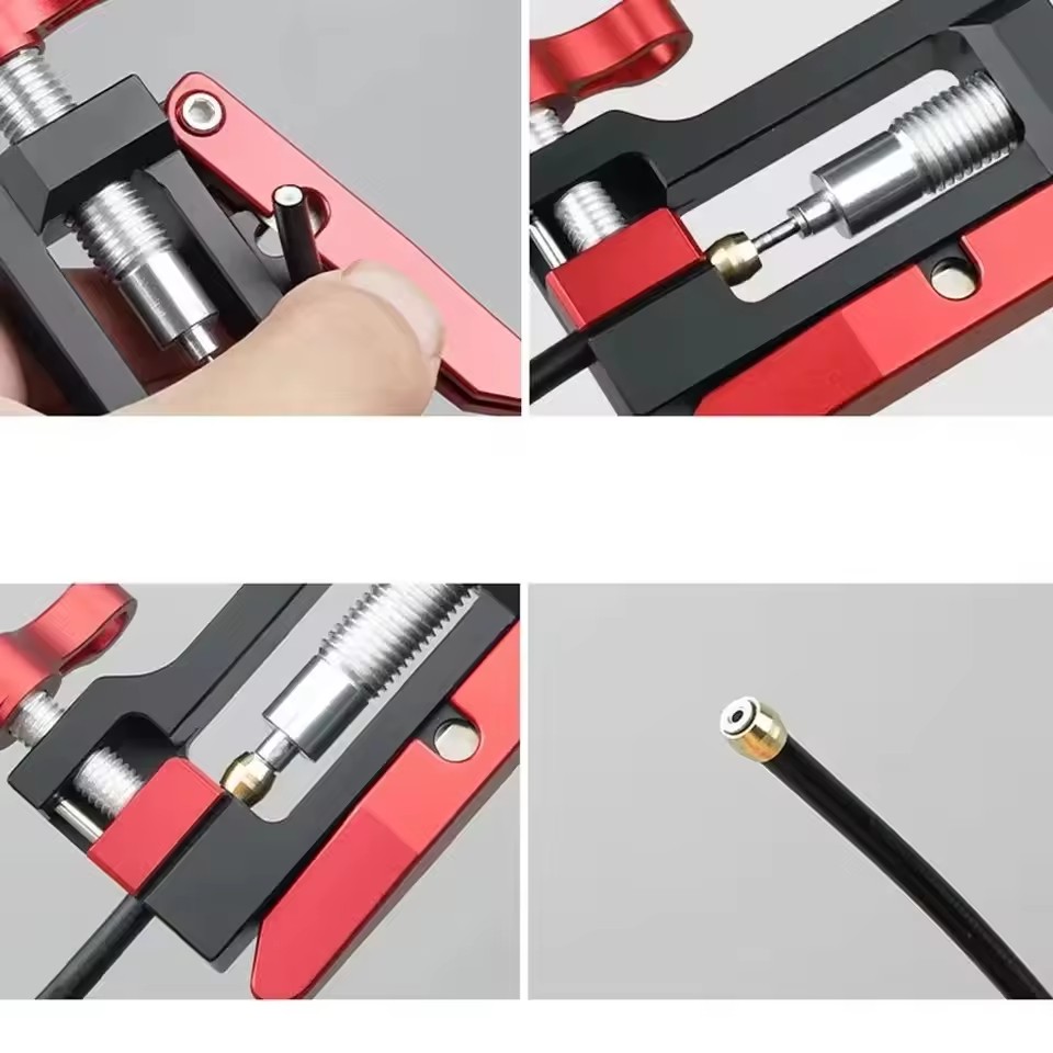 2 in 1 MTB Road Bicycle Hydraulic Hose Cutters Needle Insert Tool Driver Disc Brake Hose Cable Cutter Tools For BH59/BH63/H90