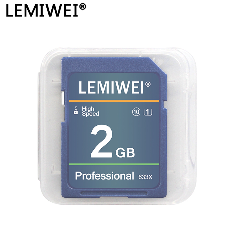 Camera Memory SD Card 256MB 512MB 1GB 2GB Class 10 High Speed UHS-I 633x Storage Card U1 Lemiwei Memory Card
