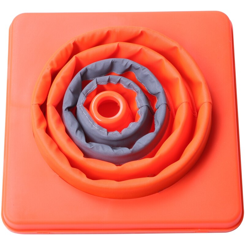 Reflective Cone 40Cm Warning Reflective Cone Traffic Movement Retractable Collapsible Convenient Storage