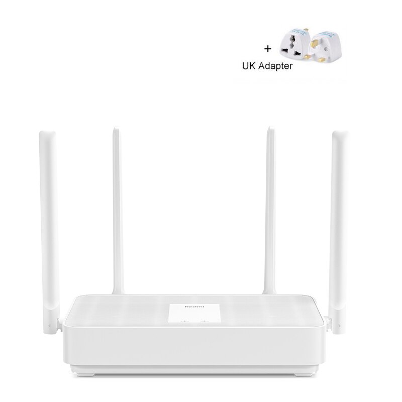 Xiaomi Redmi Router AX3000 Wifi 6 Mesh Gigabit 2.4G/5.0Ghz Dual-Band Draadloze Dual-Core wifi Repeater 256M Geheugen Huis Amplifi: UK Version