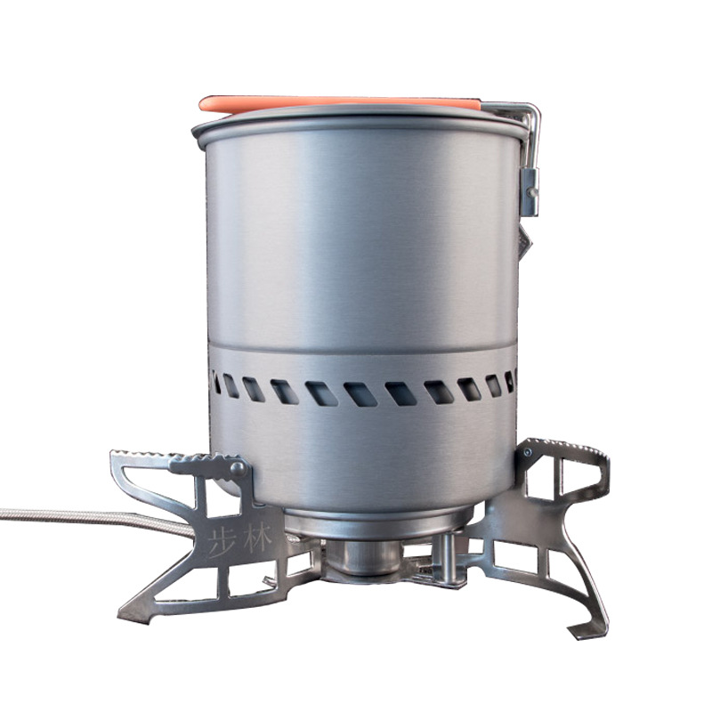 Utendørs varmeinnsamlerbytter pot bulin  s2400 camping piknik kokekar pot 1.5l