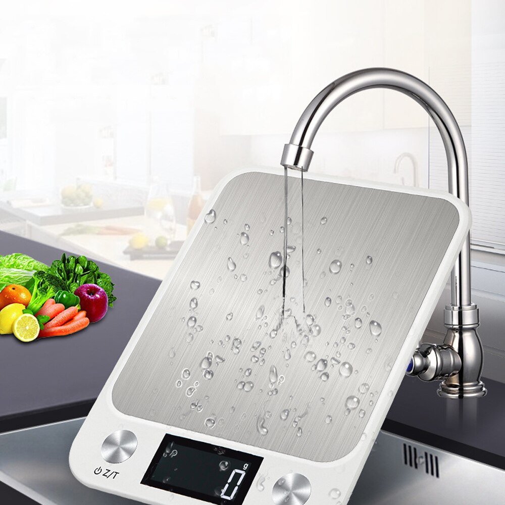 0.1g Precision Electron Kitchen Scales Stainless Steel Weighing For Food Diet Postal Balance Measuring LCD Precision Electronic