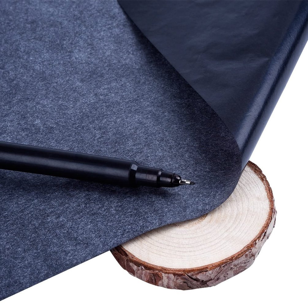 100 PCS of A4 Carbon Paper Carbon Paper Transfer Paper Erasable Tracing Paper Art Paper Office Painting Accessories