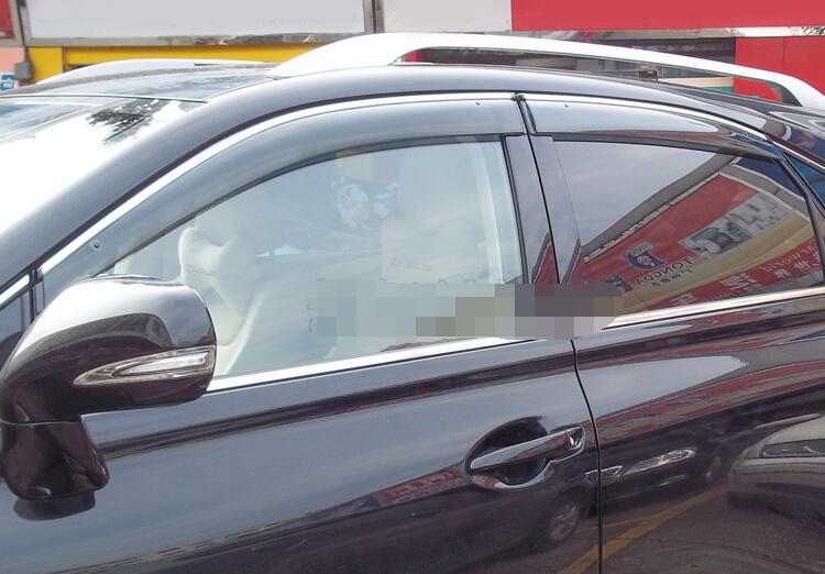 Voor LEXUS RX270 RX350 RX450H Plastic Window Visor Vent Shades Zon Regen Deflector Guard Voor RX270 4 stk/set