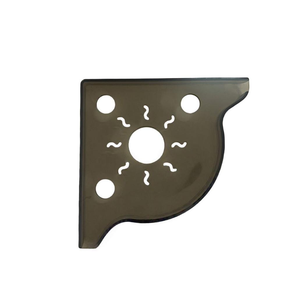 Estante de almacenamiento de esquina triangular para pecera, sin perforaciones, fácil instalación, soporte para plantas de acuario, ahorro de espacio decorativo: SCARLET