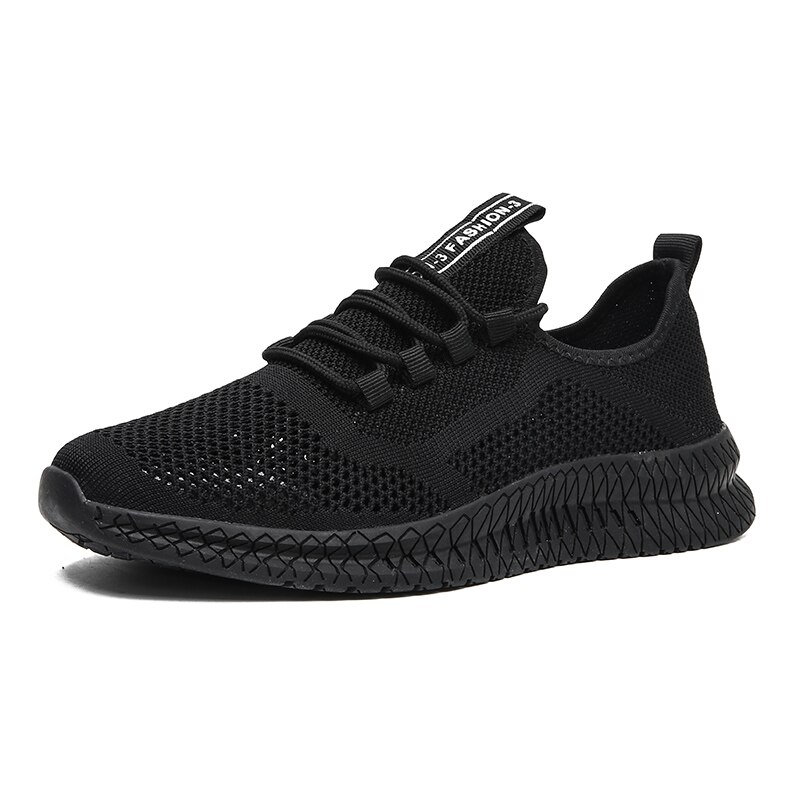 Goedkope heren tennisschoenen, comfortabele outdoor jogging sportschoenen, stabiele sportschoenen voor heren, fitnessschoenen: Zwart / 9.5